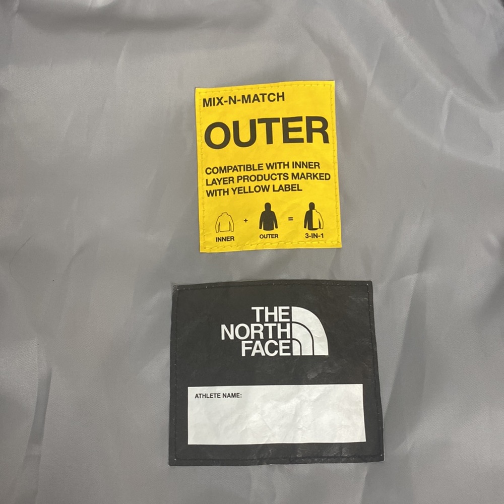 THE NORTH FACE Girls Mix-N-Match Dryvent Waterproof Jacket Grey Size XL. - Picture 5 of 10
